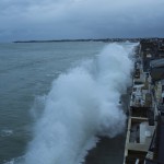 Photos grandes marée à Saint-Malo avec Easy ride