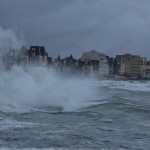 Photos grandes marée à Saint-Malo avec Easy ride