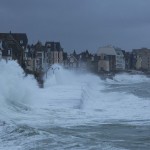 Photos grandes marée à Saint-Malo avec Easy ride