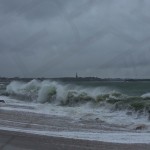 Photos grandes marée à Saint-Malo avec Easy ride