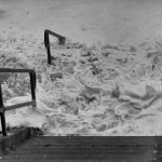 Les grandes marées à Saint-Malo en photo noir et blanc