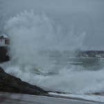 Photos grandes marée à Saint-Malo avec Easy ride