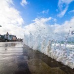 Photos grandes marée à Saint-Malo avec Easy ride