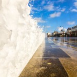 Photos grandes marée à Saint-Malo avec Easy ride