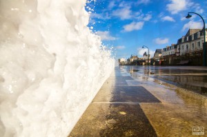 Photos grandes marée à Saint-Malo avec Easy ride