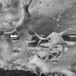 Les grandes marées à Saint-Malo en photo noir et blanc