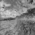 Les grandes marées à Saint-Malo en photo noir et blanc