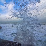 Photos grandes marée à Saint-Malo avec Easy ride