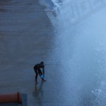 Photos grandes marée à Saint-Malo avec Easy ride