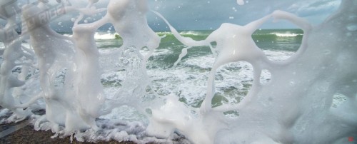 Photo sur cadre dibond de Bretagne en tempêtes-Idée cadeau noël